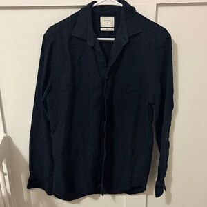 Billy Reid Charcoal Patterned Shirt